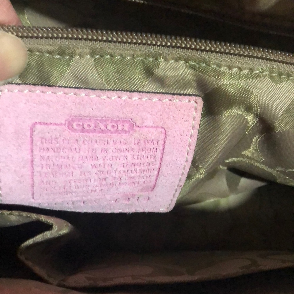 Coach Straw Leather Tote Bag - Picture 16 of 16